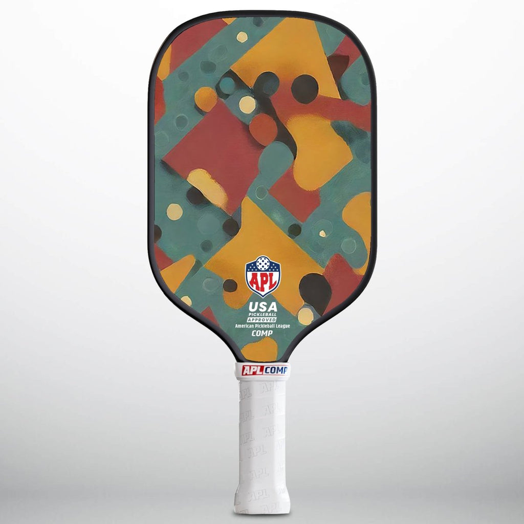 APL - Colorful Patterns Pickleball Paddle | 16mm Carbon Fiber | Best Pickleball Paddles | American Pickleball League