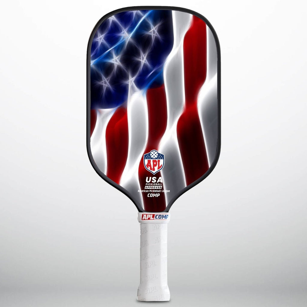 APL - Waving Flag Pickleball Paddle | 16mm Carbon Fiber | Best Pickleball Paddles | American Pickleball League