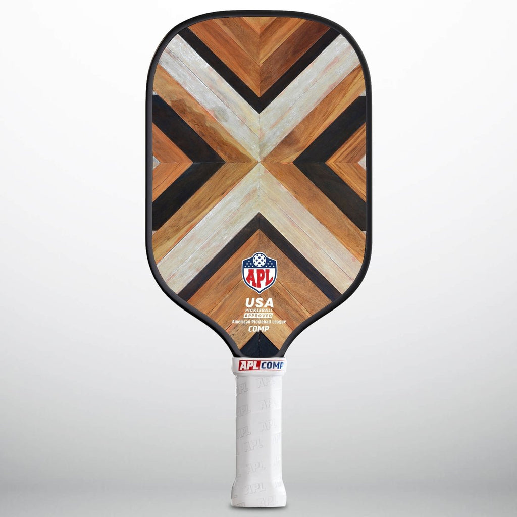 APL - Wooden Patterns Pickleball Paddle | 16mm Carbon Fiber | Best Pickleball Paddles | American Pickleball League