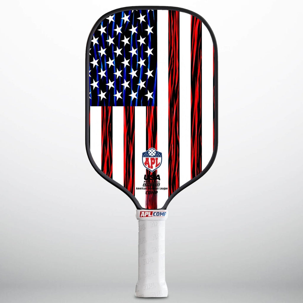 APL - US Flag Pickleball Paddle | 16mm Carbon Fiber | Best Pickleball Paddles | American Pickleball League