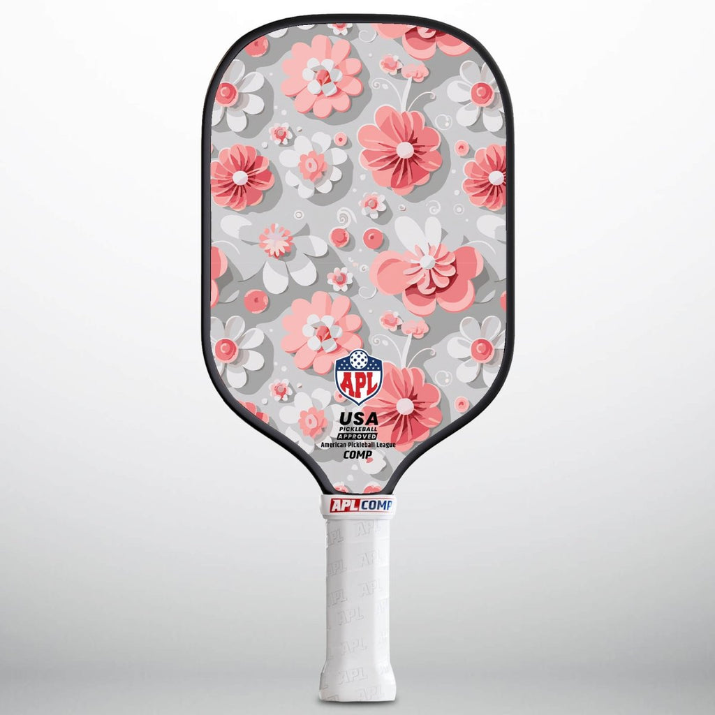 APL - Flowers | 16mm Carbon Fiber | Best Pickleball Paddles | American Pickleball League