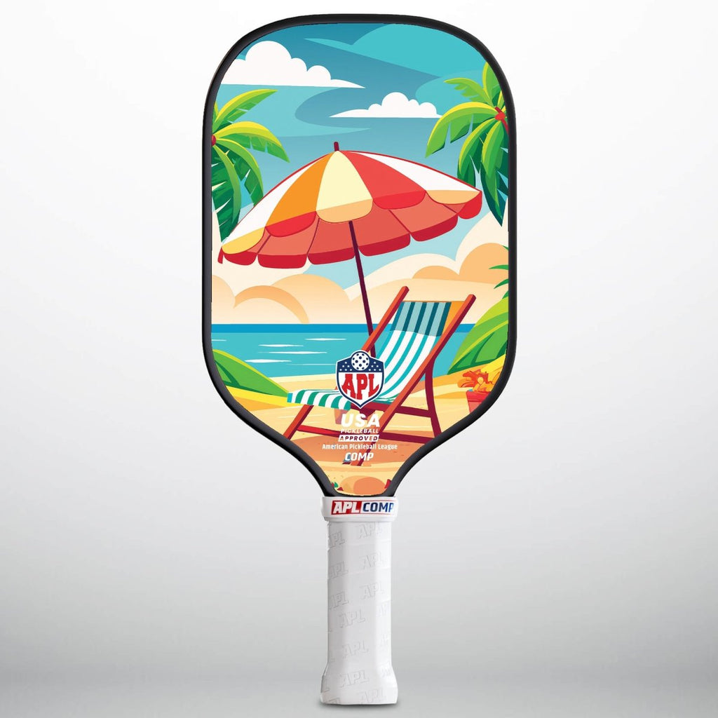 APL - Chair on Beach | 16mm Carbon Fiber | Best Pickleball Paddles | American Pickleball League