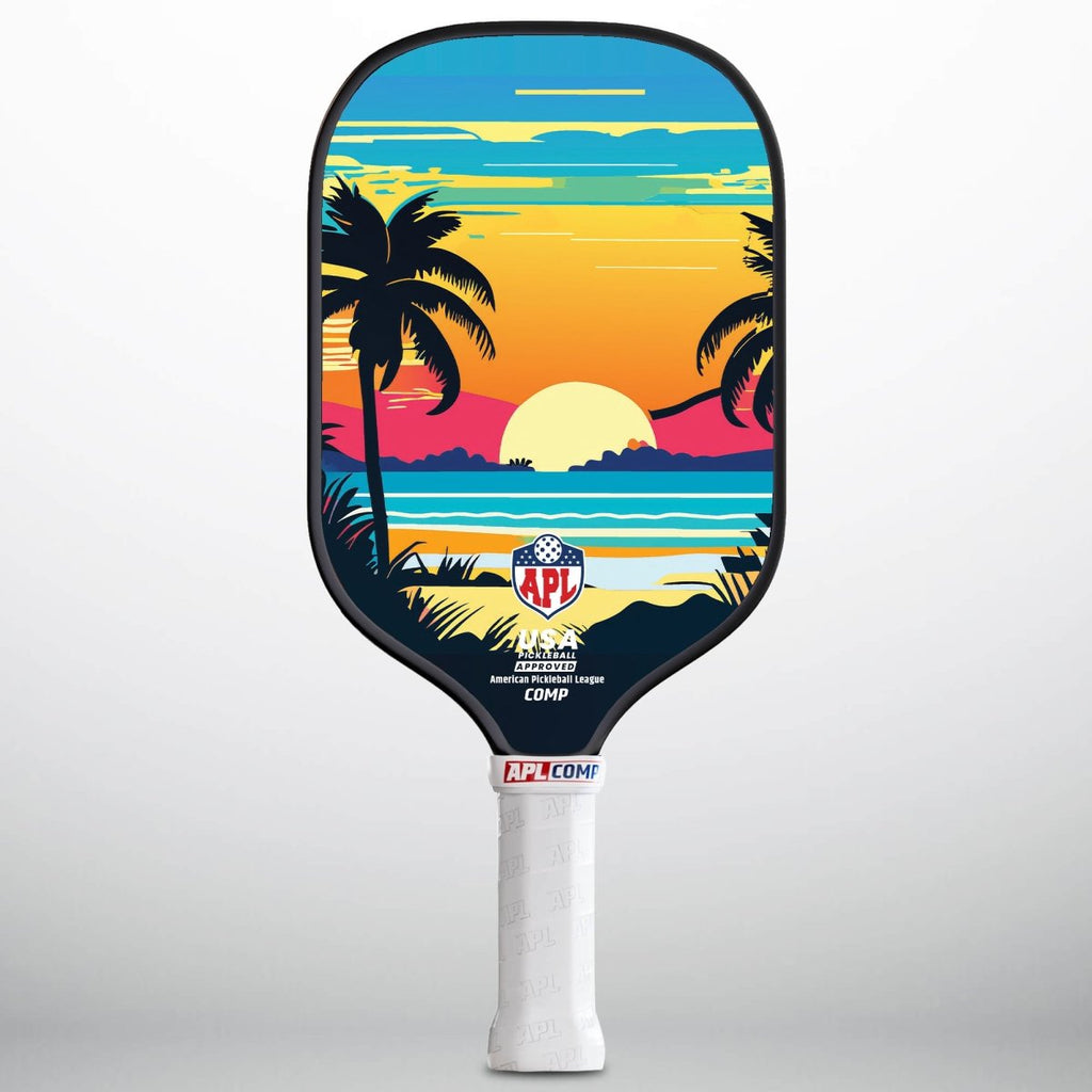 APL - Sunset Pickleball Paddles | 16mm Carbon Fiber | Best Pickleball Paddles | American Pickleball League