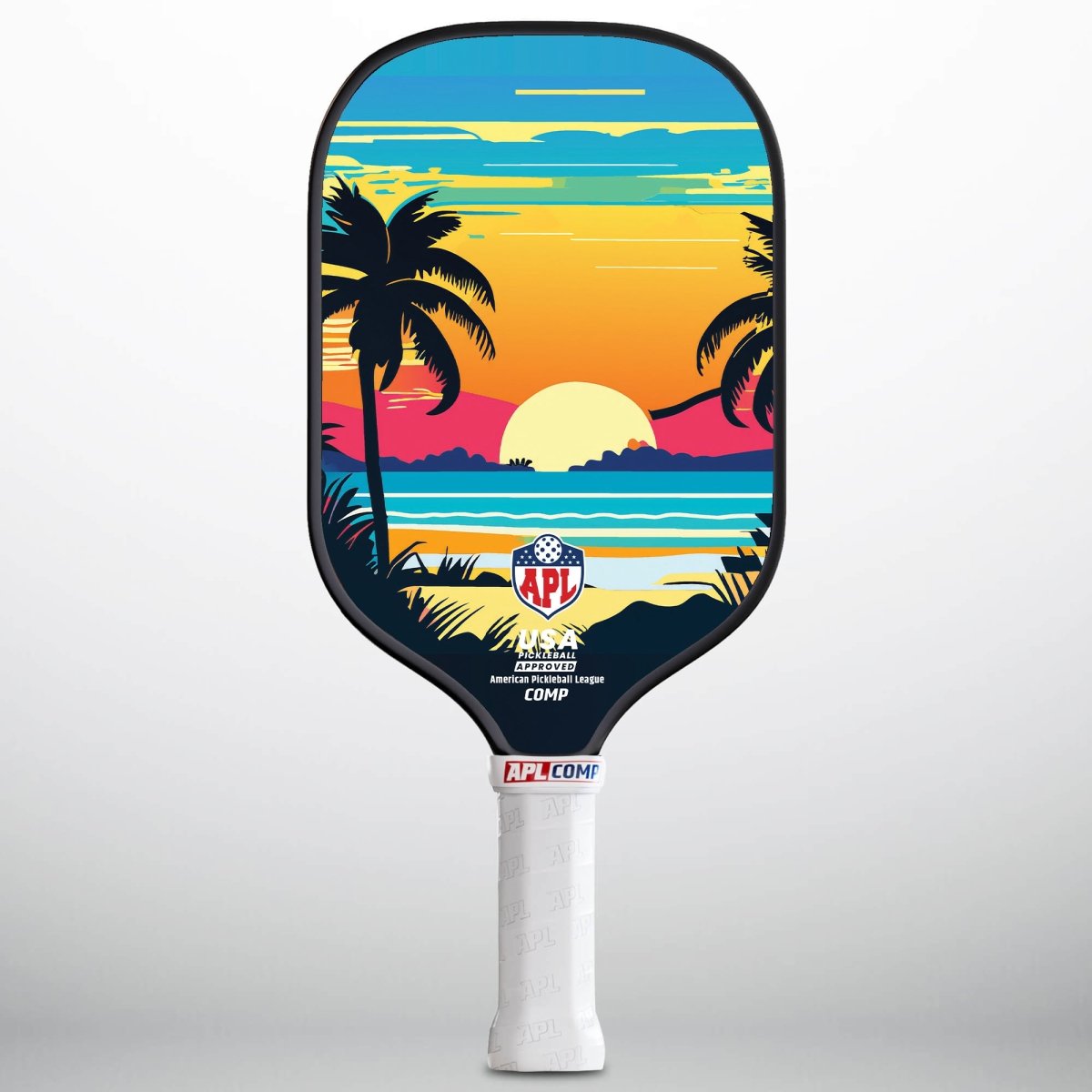 APL - Sunset Pickleball Paddles | 16mm Carbon Fiber | Best Pickleball Paddles | American Pickleball League
