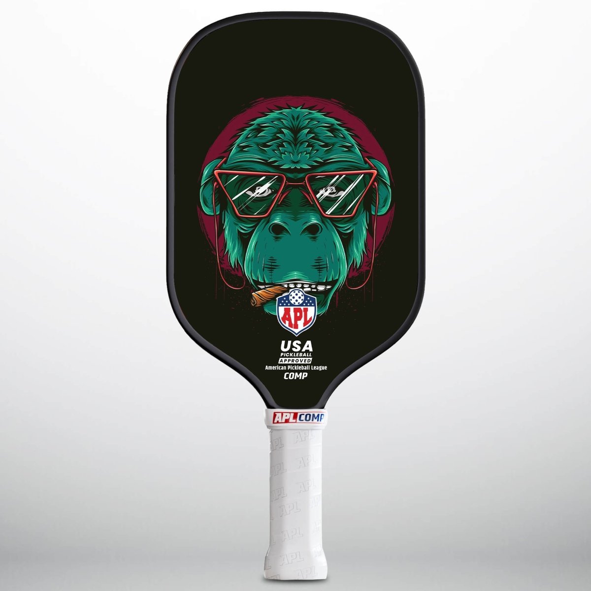 APL - Skull Glasses Pickleball Paddle | 16mm Carbon Fiber | Best Pickleball Paddles | American Pickleball League