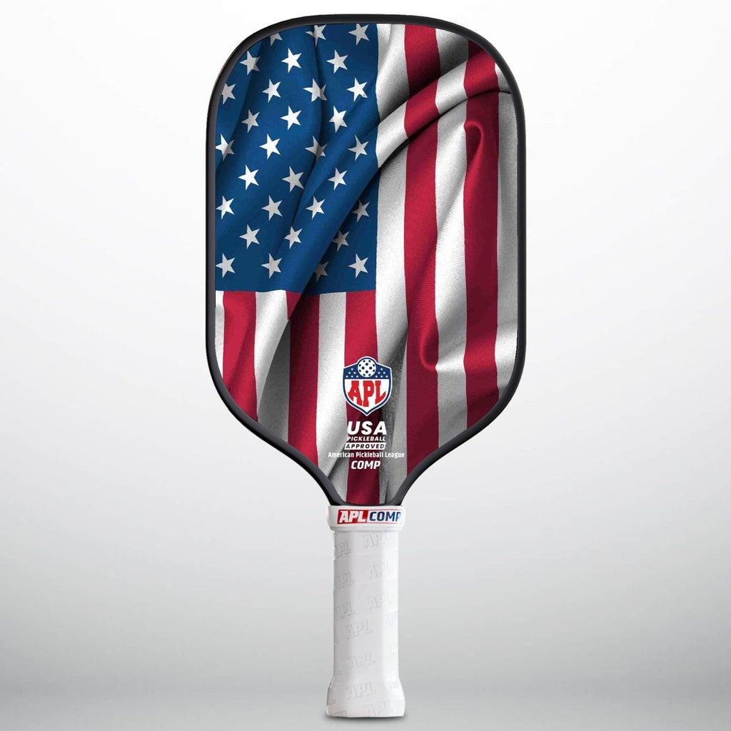 APL - US Flag Pickleball Paddle | 16mm Carbon Fiber | Best Pickleball Paddles | American Pickleball League