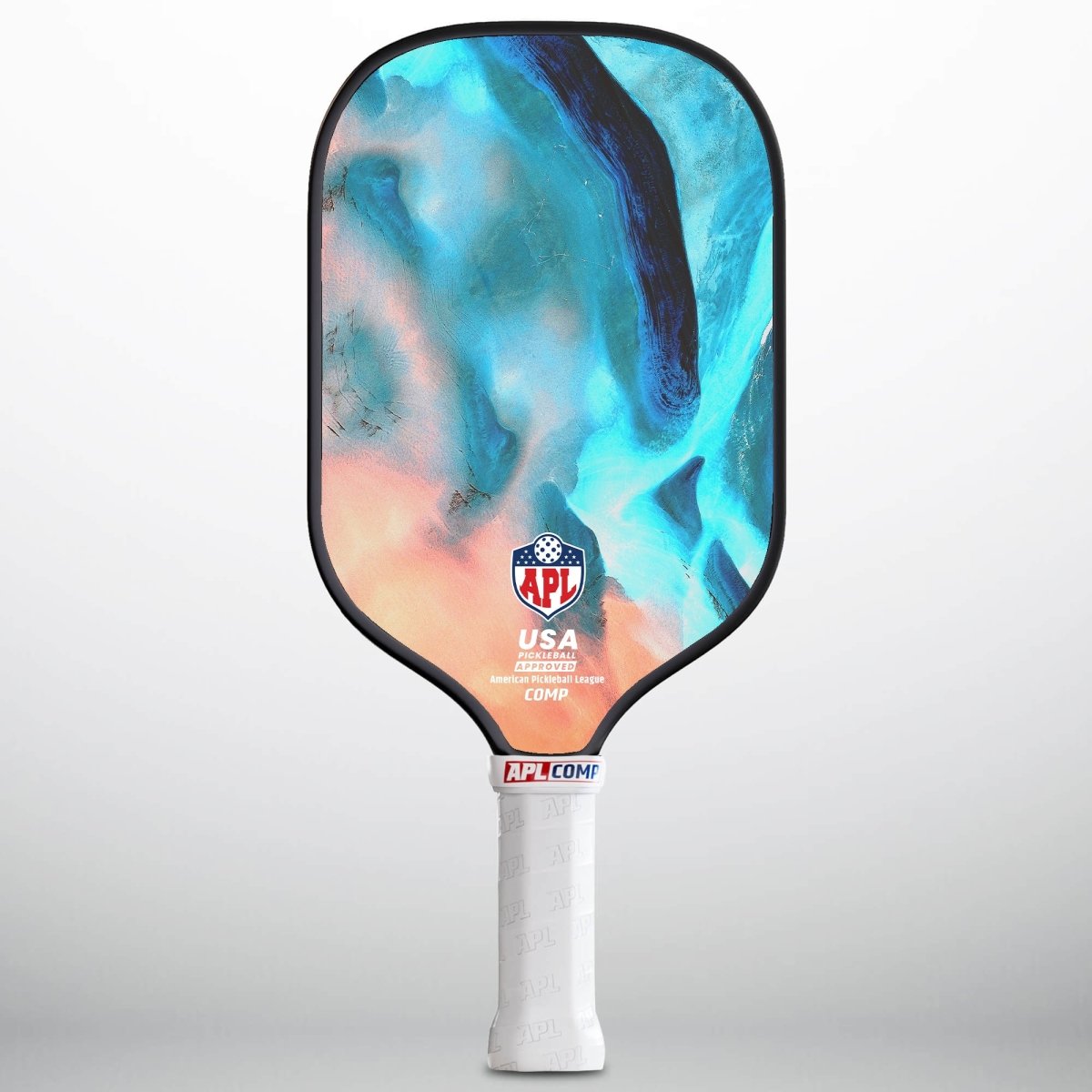 APL - Blue Pattern | 16mm Carbon Fiber | Best Pickleball Paddles | American Pickleball League