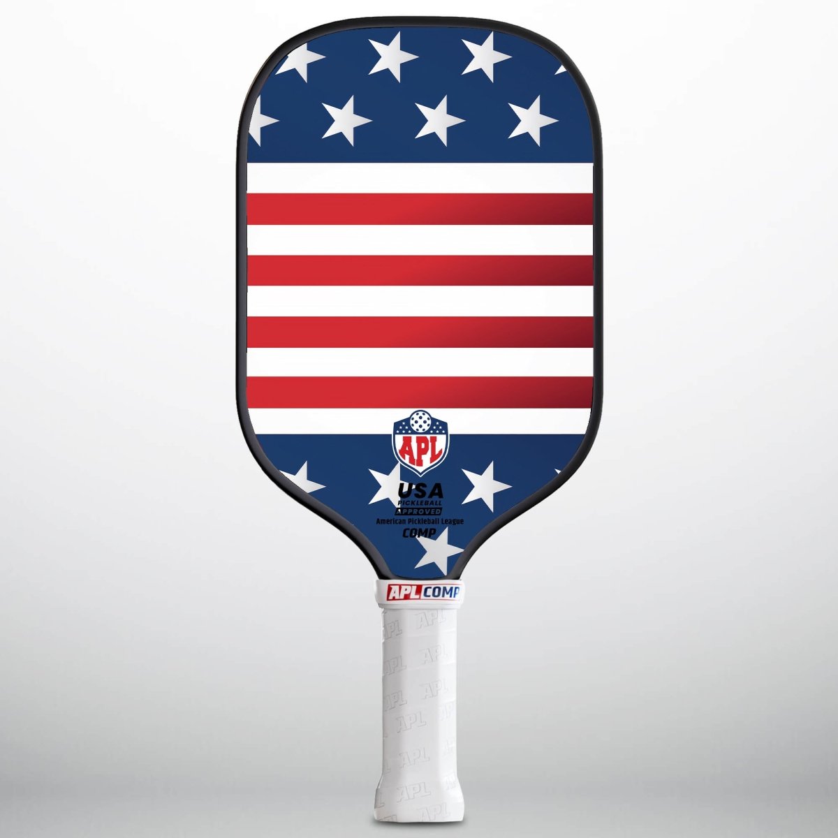 APL - Red White Lines Pickleball Paddle | 16mm Carbon Fiber | Best Pickleball Paddles | American Pickleball Leage