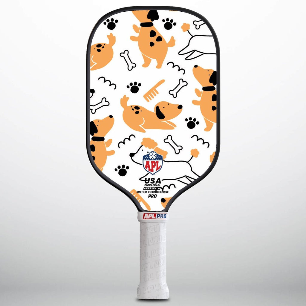 APL - Dogs & Paws | 16mm Carbon Fiber | Best Pickleball Paddles | American Pickleball League