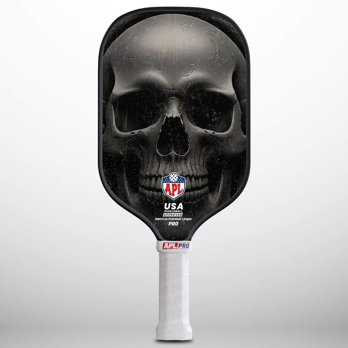 APL - Dark Skull | 16mm Carbon Fiber | Best Pickleball Paddles | American Pickleball League