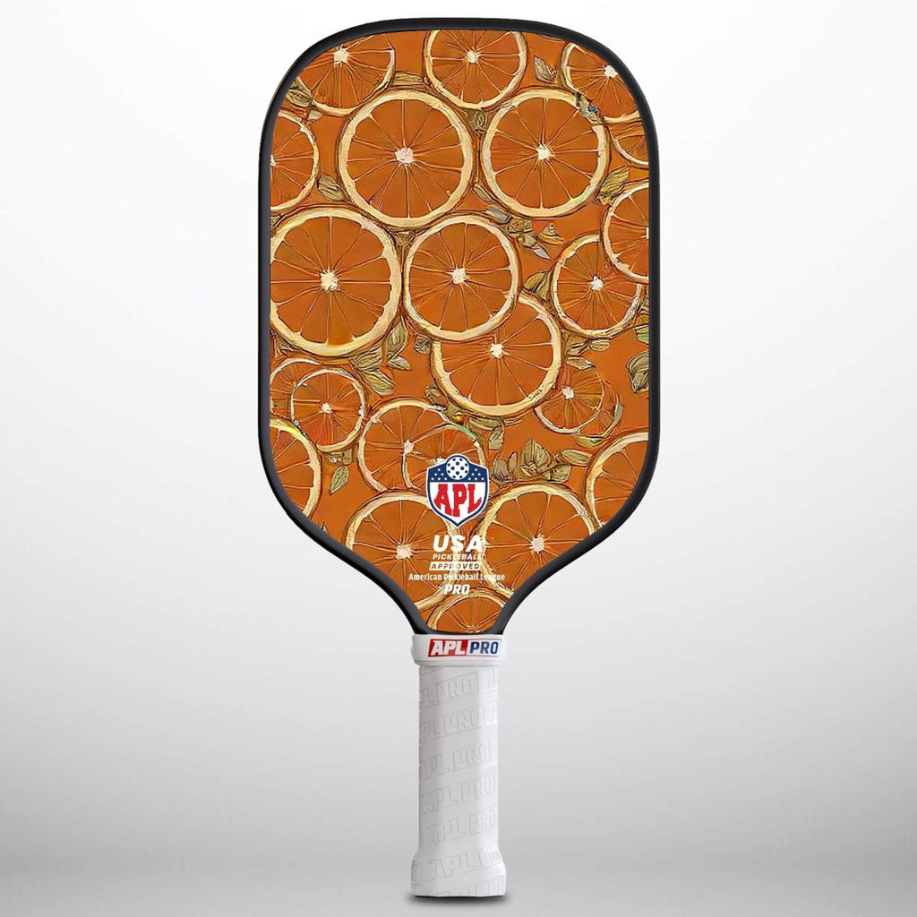 APL - Orange Slices Pickleball Paddle | 16mm Carbon Fiber | Best Pickleball Paddles | American Pickleball League