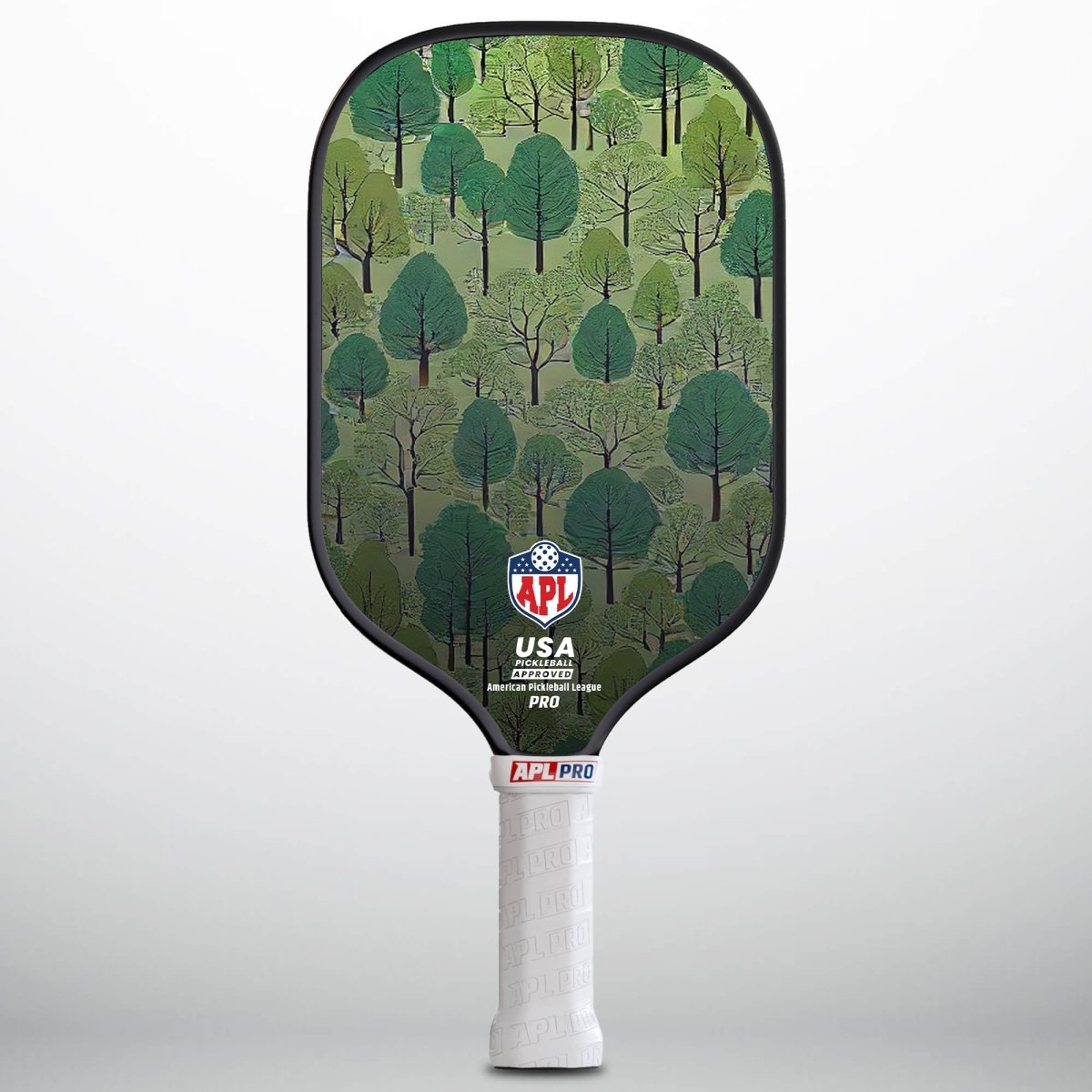 APL - Trees Pickleball Paddle | 16mm Carbon Fiber | Best Pickleball Paddles | American Pickleball League