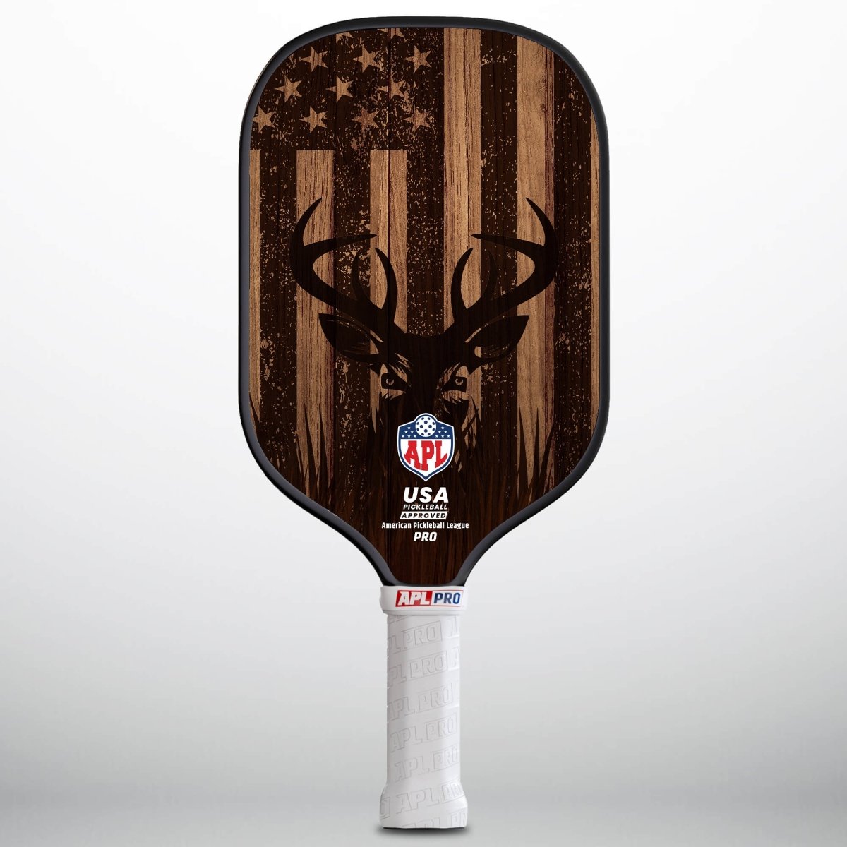 APL - Deer Flag | 16mm Carbon Fiber | Best Pickleball Paddles | American Pickleball League