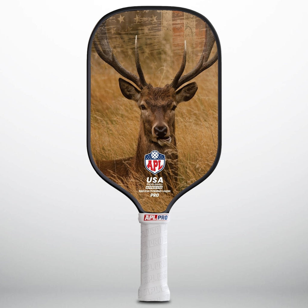 APL - Deer Flag | 16mm Carbon Fiber | Best Pickleball Paddles | American Pickleball League