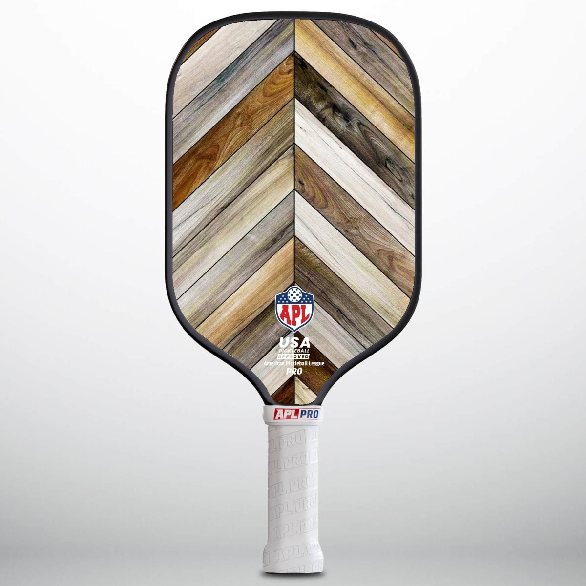APL - Wooden Patterns Pickleball Paddle | 16mm Carbon Fiber | Best Pickleball Paddles | American Pickleball League