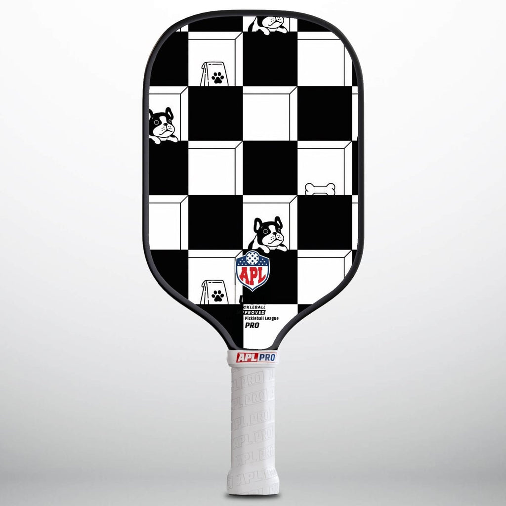 APL - Black White Patterns | 16mm Carbon Fiber | Best Pickleball Paddles | American Pickleball League