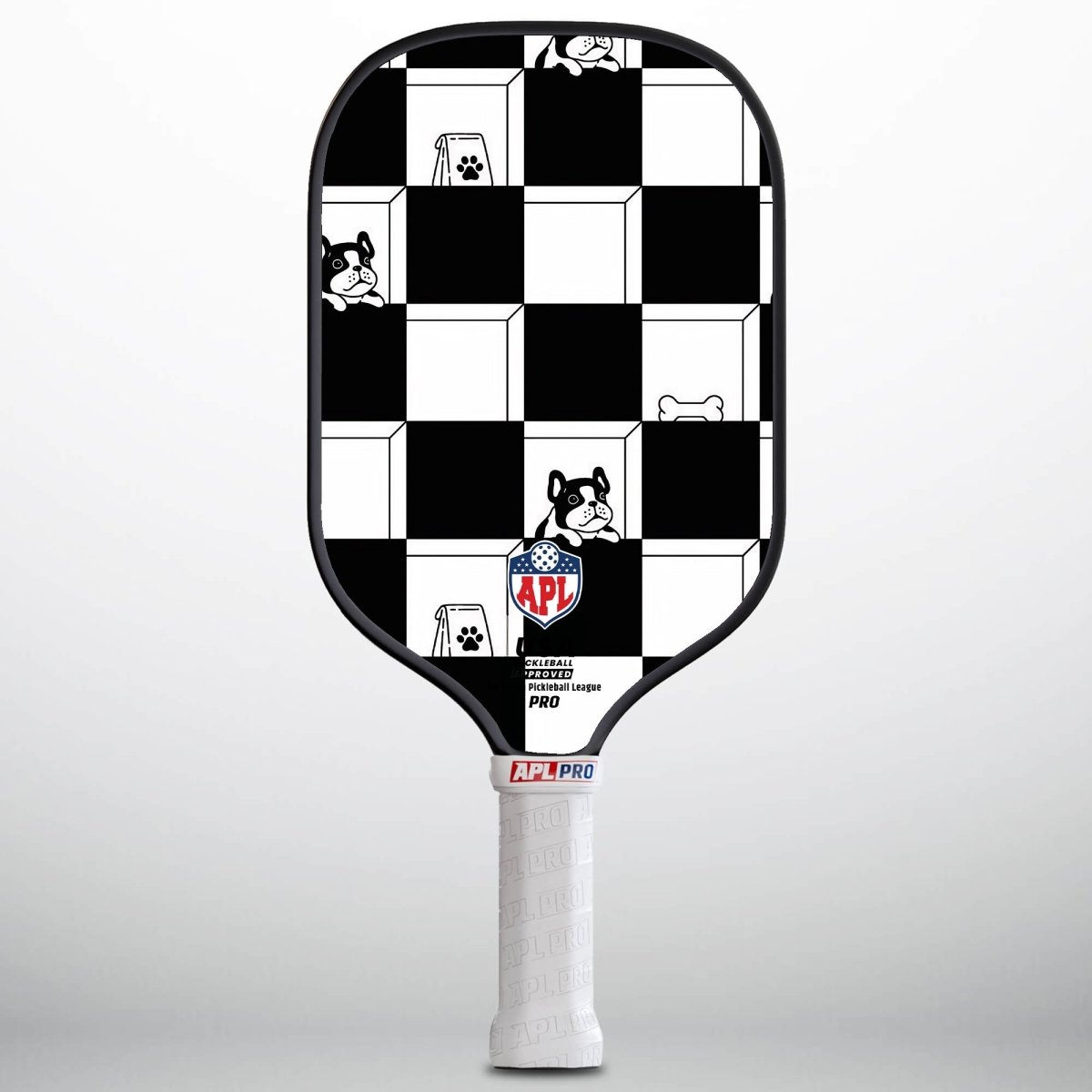 APL - Black White Patterns | 16mm Carbon Fiber | Best Pickleball Paddles | American Pickleball League