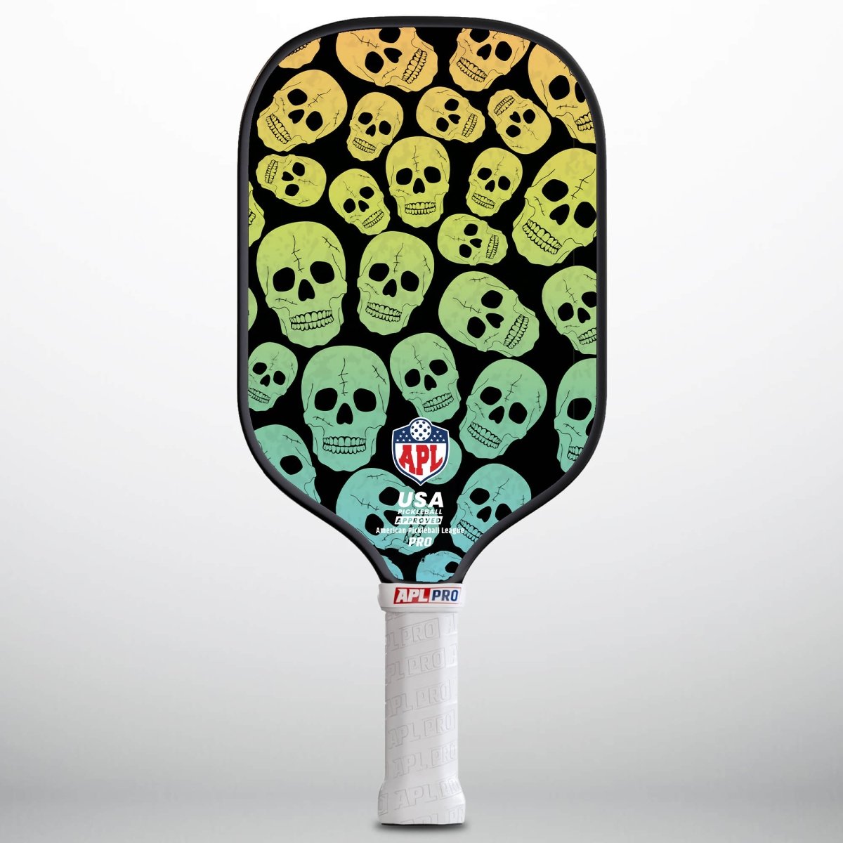APL - Skulls Pickleball Paddle | 16mm Carbon Fiber | Best Pickleball Paddles | American Pickleball League