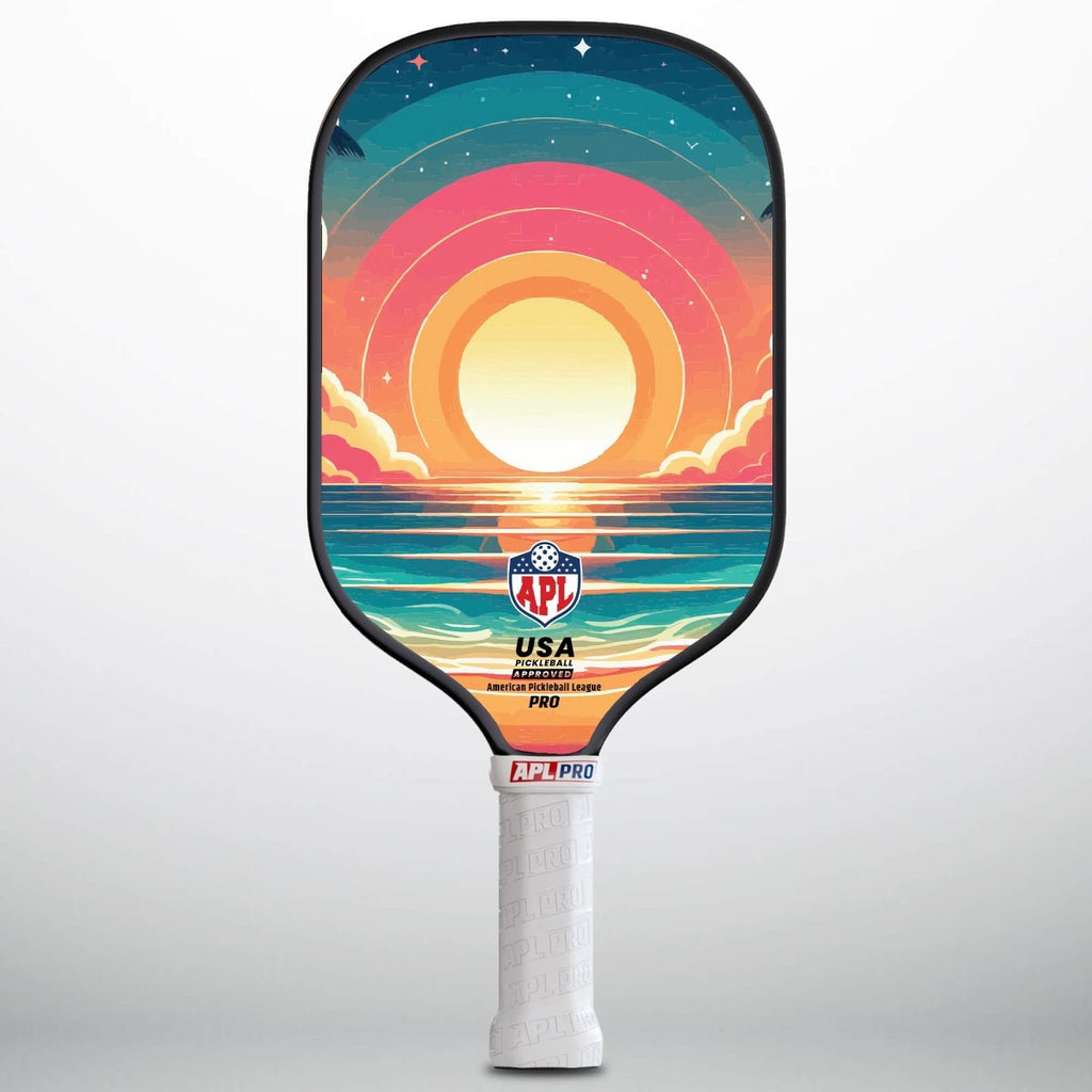 APL - Colorful Patterns Pickleball Paddle | 16mm Carbon Fiber | Best Pickleball Paddles | American Pickleball League