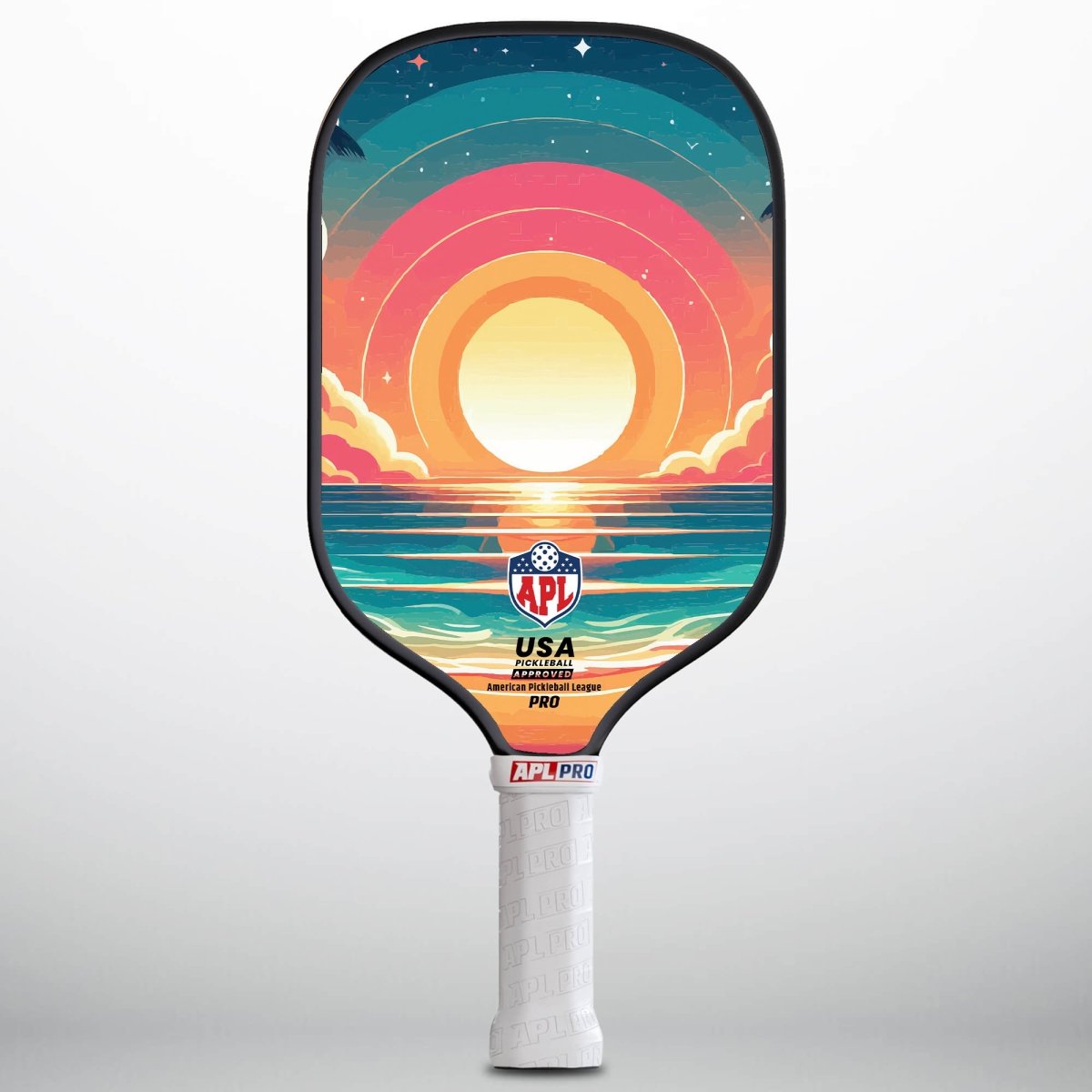 APL - Colorful Patterns Pickleball Paddle | 16mm Carbon Fiber | Best Pickleball Paddles | American Pickleball League