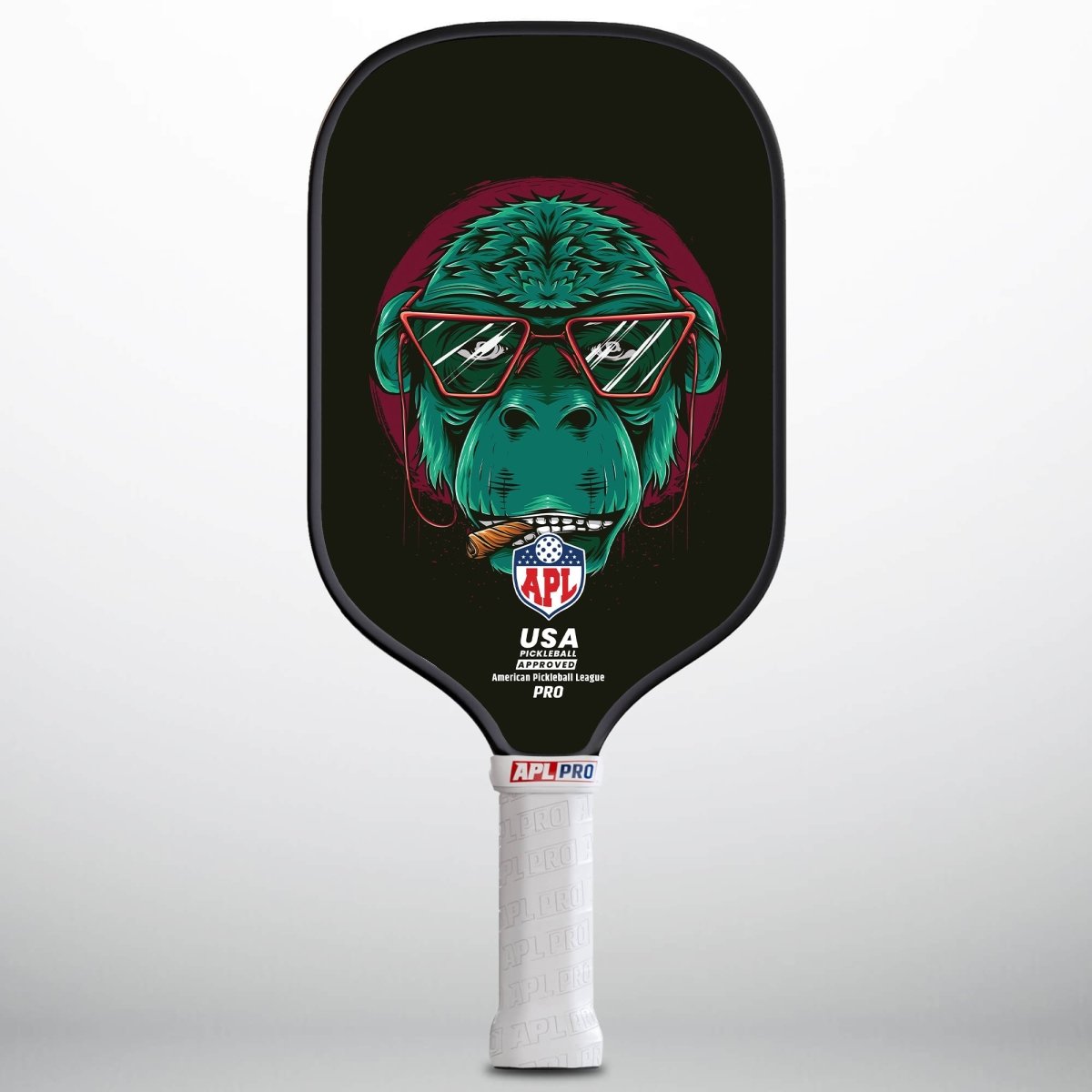 APL - Skull Glasses Pickleball Paddle | 16mm Carbon Fiber | Best Pickleball Paddles | American Pickleball League