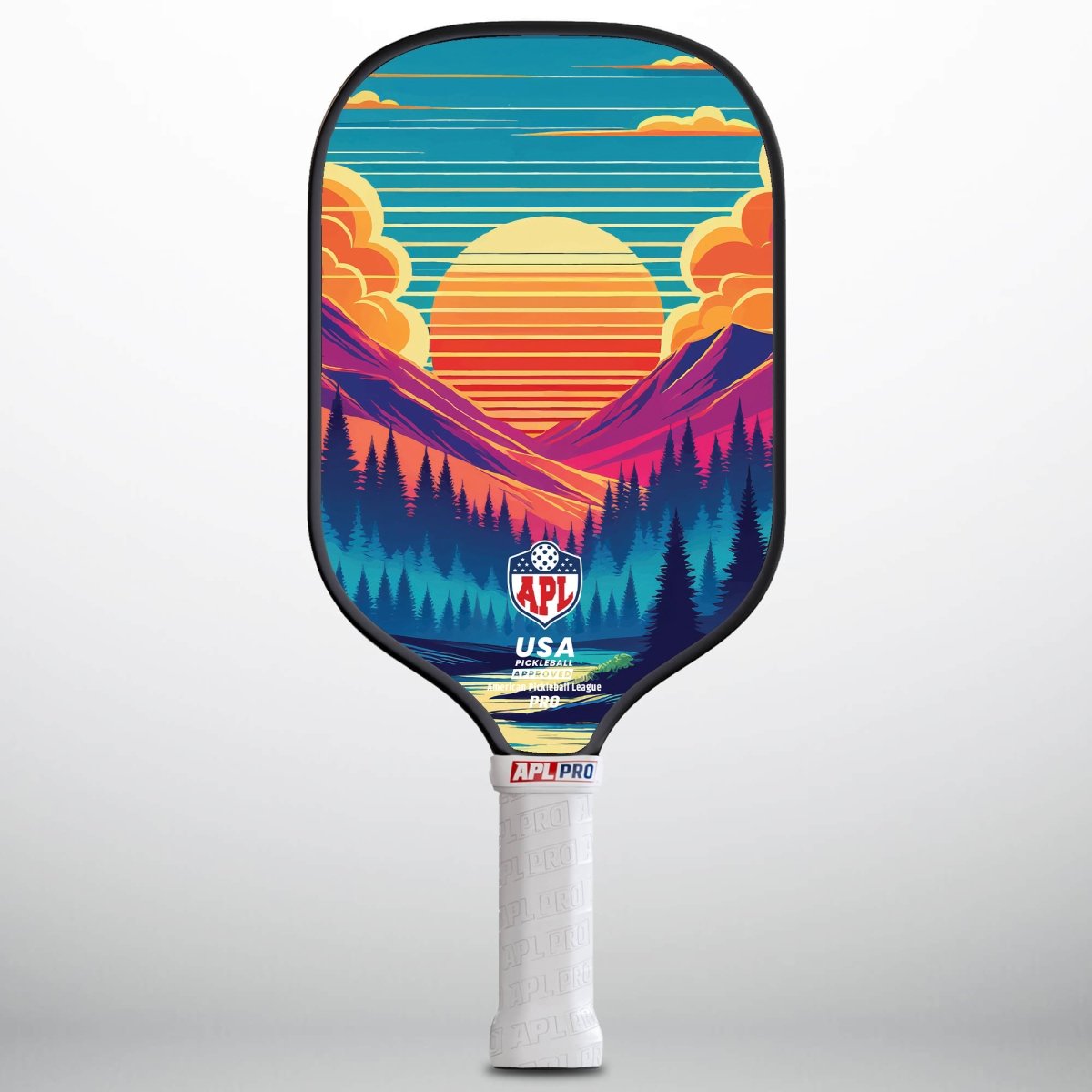 APL - Trees Pickleball Paddle | 16mm Carbon Fiber | Best Pickleball Paddles | American Pickleball League