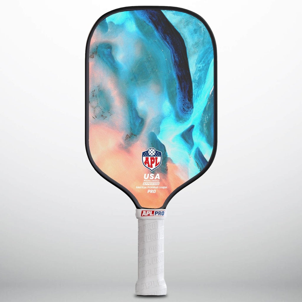 APL - Blue Pattern | 16mm Carbon Fiber | Best Pickleball Paddles | American Pickleball League