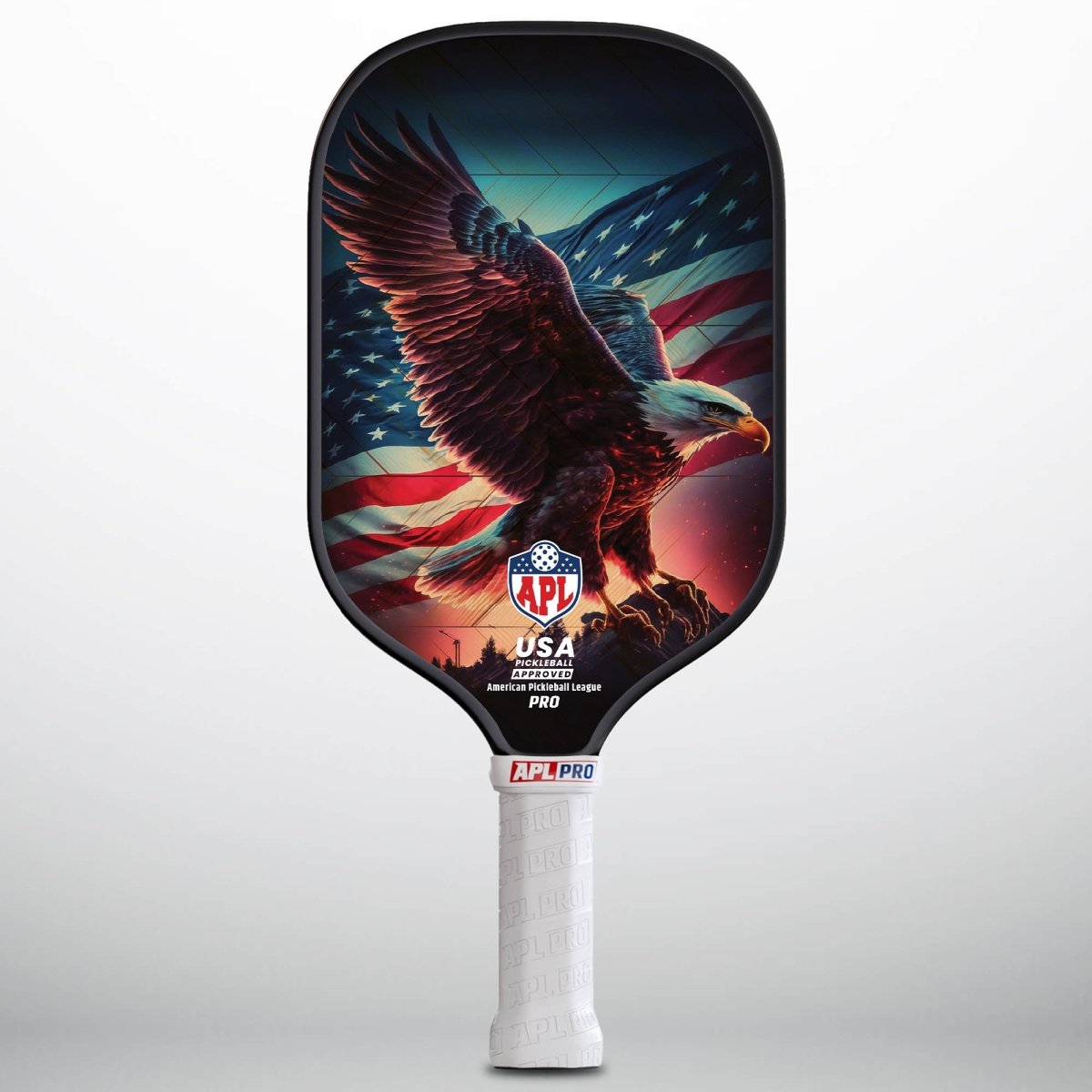 APL - Flying Eagle Flag Pickleball Paddle | 16mm Carbon Fiber | Best Pickleball Paddles | American Pickleball League