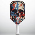 APL - Red Blue Colored Skull Pickleball Paddle | 16mm Carbon Fiber | Best Pickleball Paddles | American Pickleball League