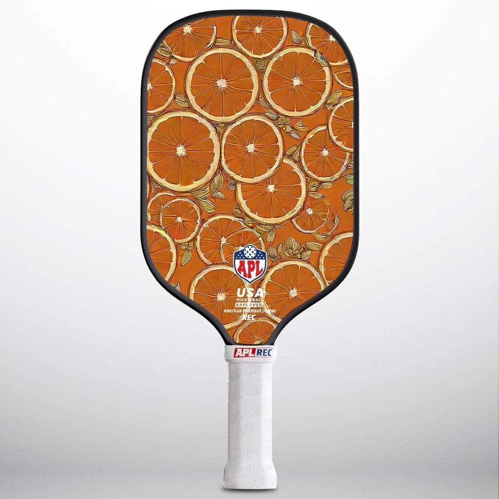 APL - Orange Slices Pickleball Paddle | 16mm Carbon Fiber | Best Pickleball Paddles | American Pickleball League