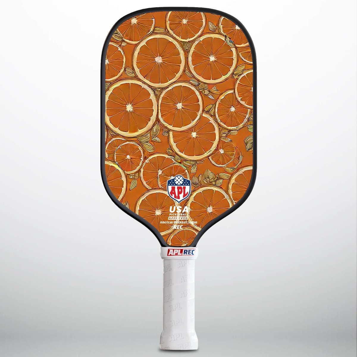 APL - Orange Slices Pickleball Paddle | 16mm Carbon Fiber | Best Pickleball Paddles | American Pickleball League
