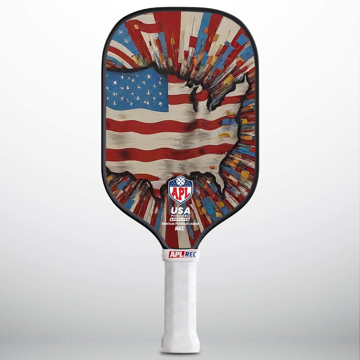 APL - US Map Pickleball Paddle | 16mm Carbon Fiber | Best Pickleball Paddles | American Pickleball League