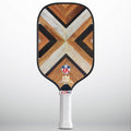 APL - Wooden Patterns Pickleball Paddle | 16mm Carbon Fiber | Best Pickleball Paddles | American Pickleball League