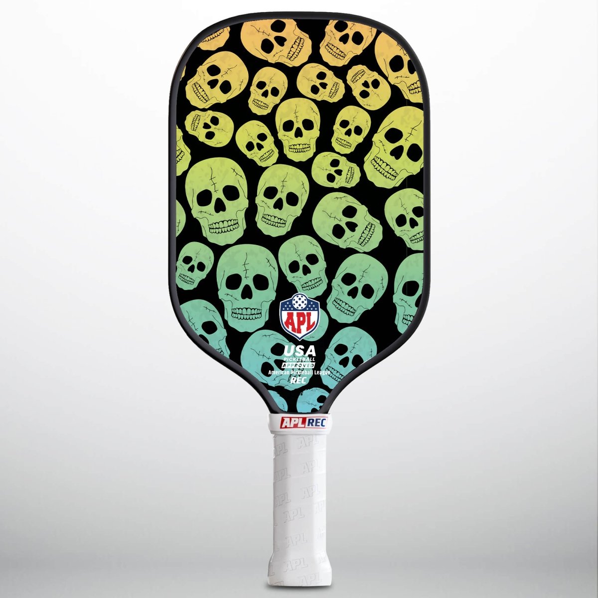 APL - Skulls Pickleball Paddle | 16mm Carbon Fiber | Best Pickleball Paddles | American Pickleball League