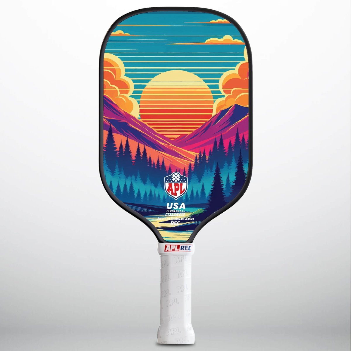 APL - Trees Pickleball Paddle | 16mm Carbon Fiber | Best Pickleball Paddles | American Pickleball League