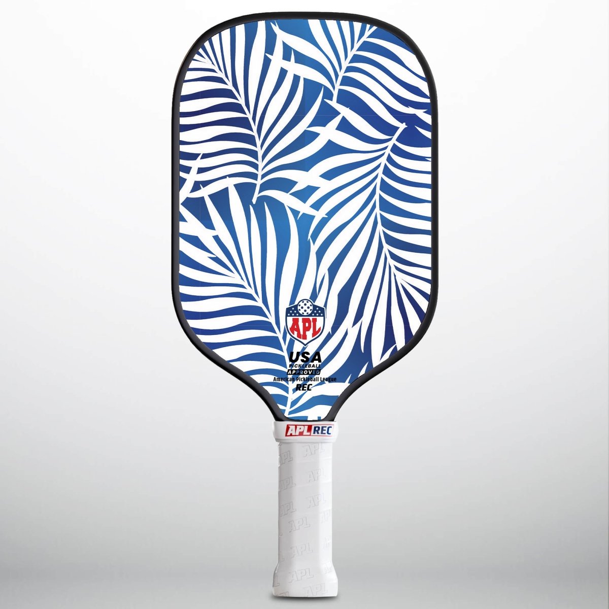 APL - White Leaves Pickleball Paddle | 16mm Carbon Fiber | Best Pickleball Paddles | American Pickleball League