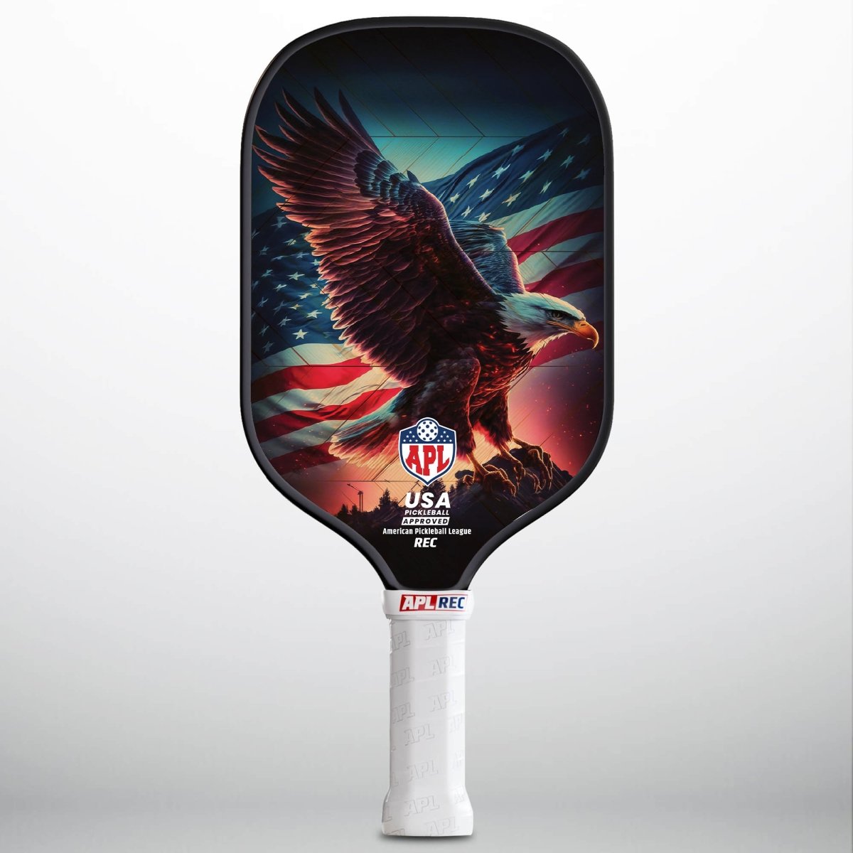 APL - Flying Eagle Flag Pickleball Paddle | 16mm Carbon Fiber | Best Pickleball Paddles | American Pickleball League