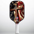 APL - Cross Flag | 16mm Carbon Fiber | Best Pickleball Paddles | American Pickleball League