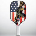 APL - Gun on Flag Pickleball Paddle | 16mm Carbon Fiber | Best Pickleball Paddles | American Pickleball League