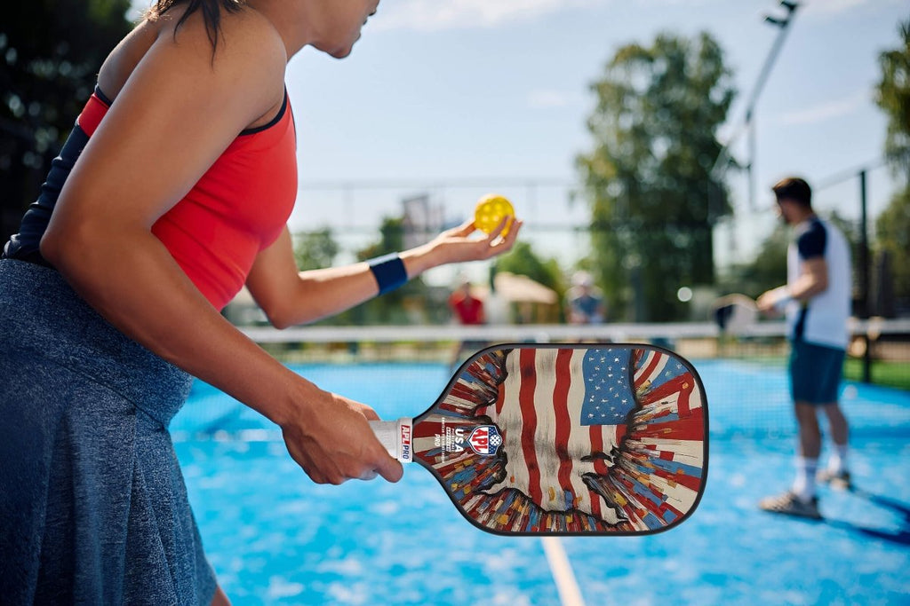 APL - US Map Pickleball Paddle | 16mm Carbon Fiber | Best Pickleball Paddles | American Pickleball League