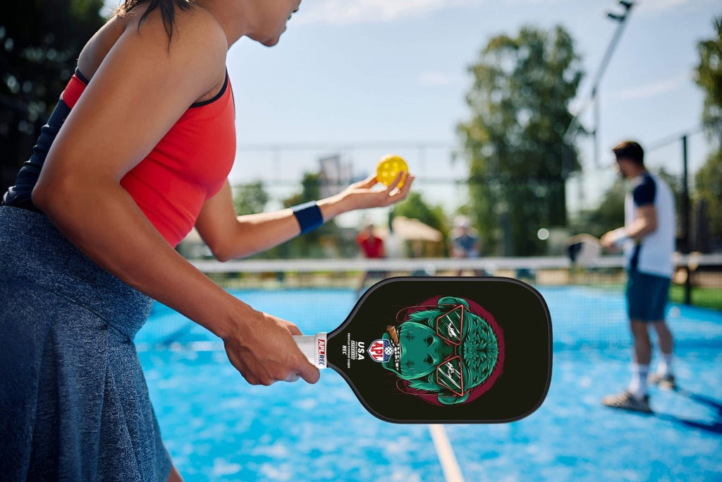 APL - Skull Glasses Pickleball Paddle | 16mm Carbon Fiber | Best Pickleball Paddles | American Pickleball League