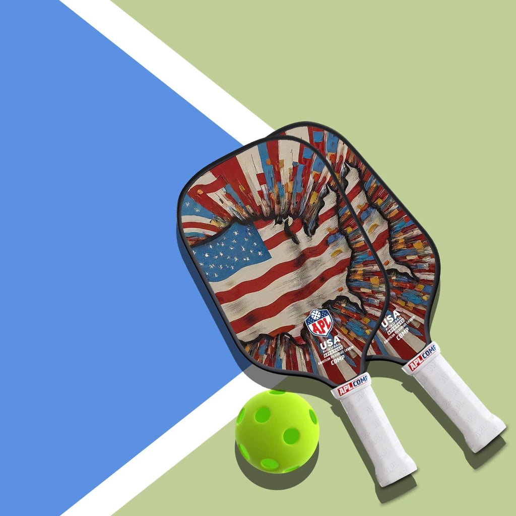APL - US Map Pickleball Paddle | 16mm Carbon Fiber | Best Pickleball Paddles | American Pickleball League
