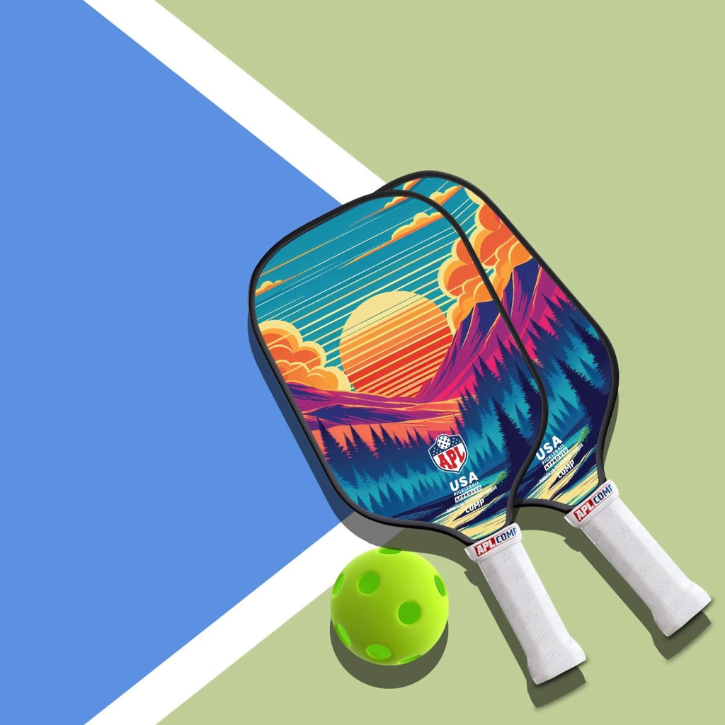 APL - Trees Pickleball Paddle | 16mm Carbon Fiber | Best Pickleball Paddles | American Pickleball League