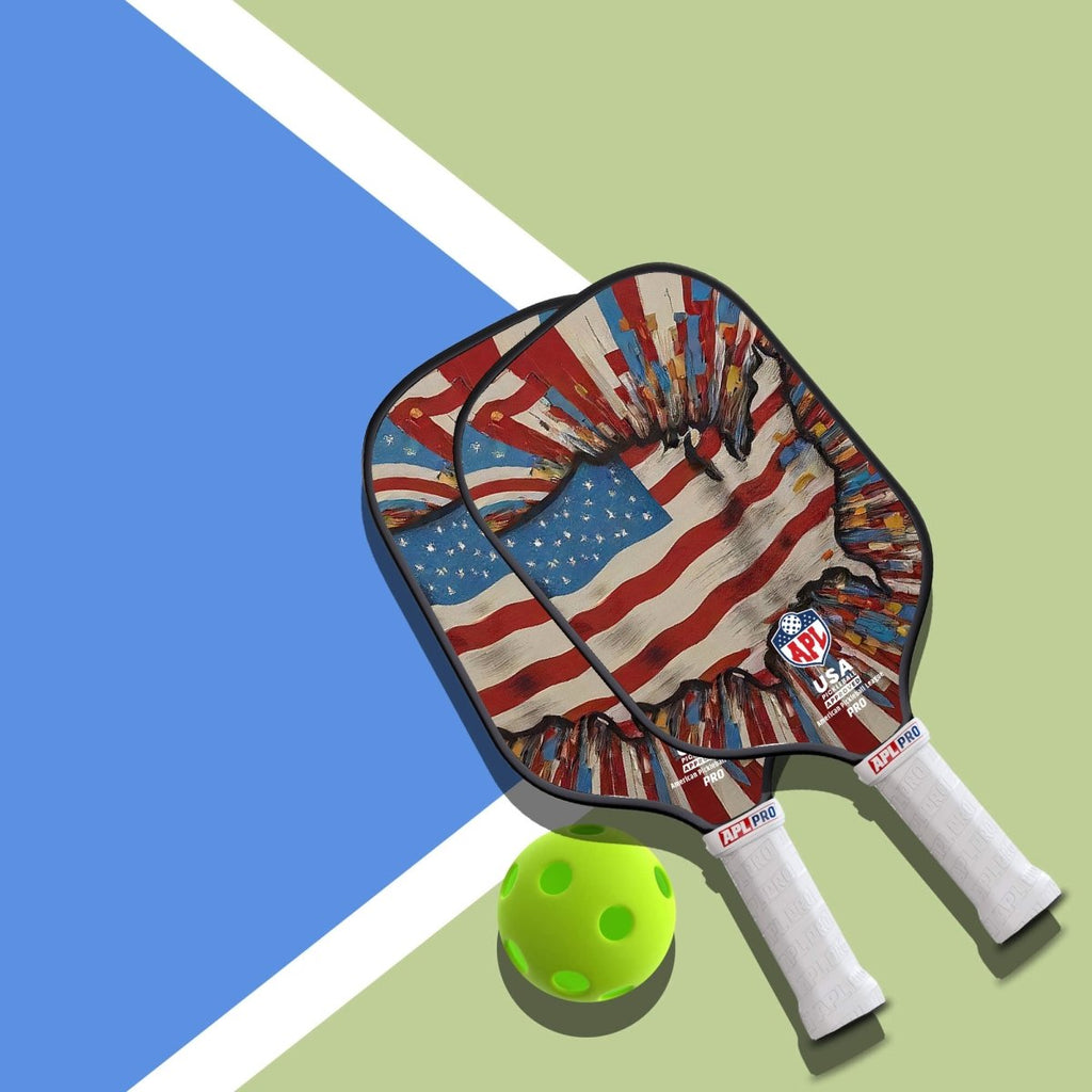 APL - US Map Pickleball Paddle | 16mm Carbon Fiber | Best Pickleball Paddles | American Pickleball League