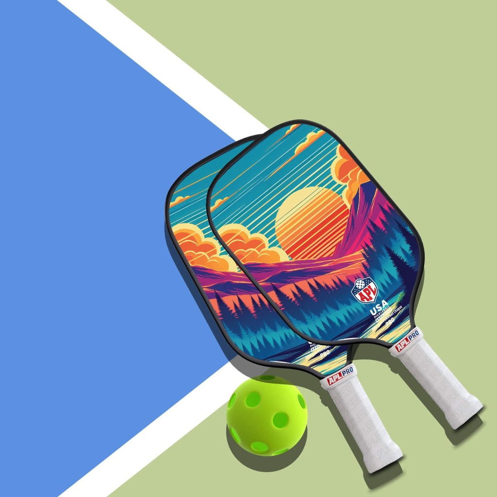 APL - Trees Pickleball Paddle | 16mm Carbon Fiber | Best Pickleball Paddles | American Pickleball League