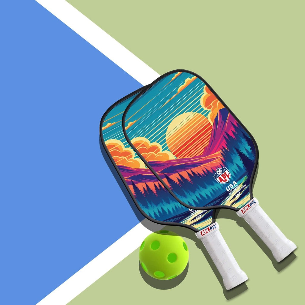 APL - Trees Pickleball Paddle | 16mm Carbon Fiber | Best Pickleball Paddles | American Pickleball League