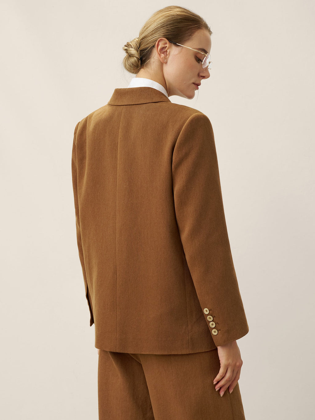 LINTICO LINTICO Lyocell Linen Tailored Blazer CASSIDY — outerwear-blazers-linen blend category context