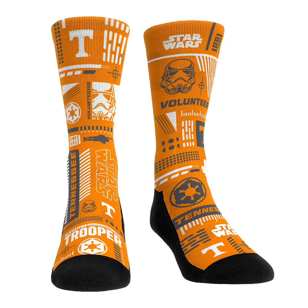 Rock 'Em Socks Tennessee Volunteers - Star Wars  - Stormtrooper Pattern — main product shot