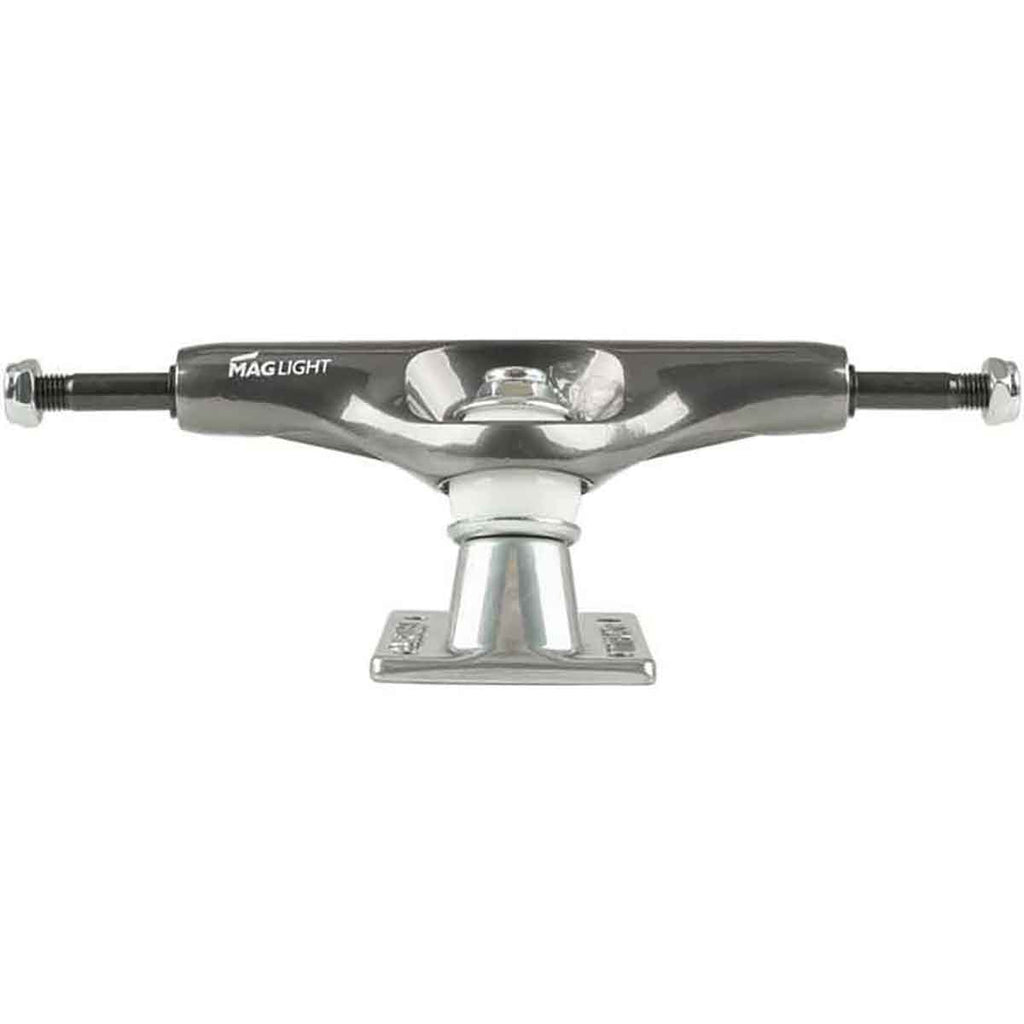 Tensor Trucks Mag Light Glossy 5.5″ - Gunmetal/Silver (Set of 2) by Skates USA