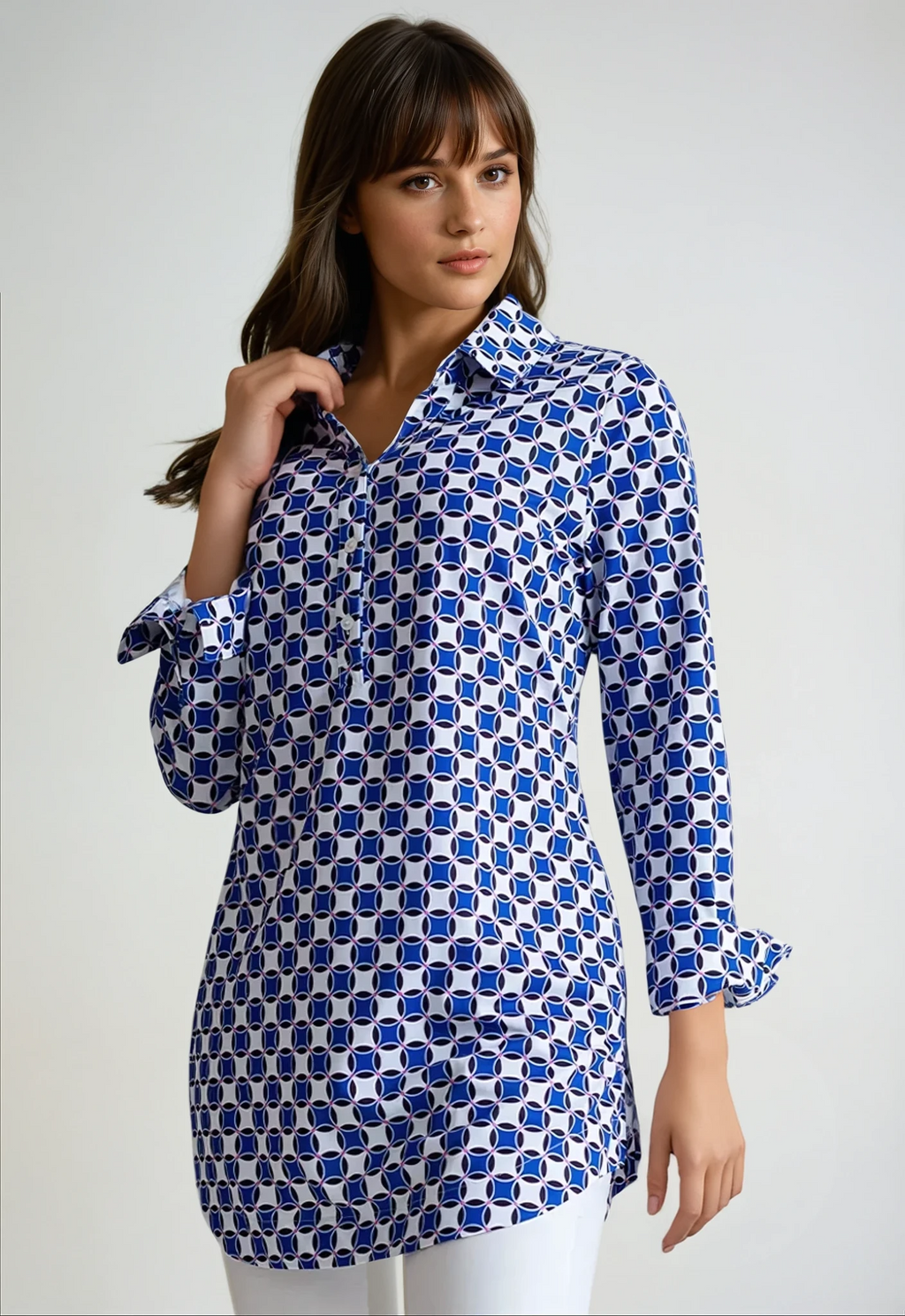 Buki Terrace Tunic Shirt — lifestyle context
